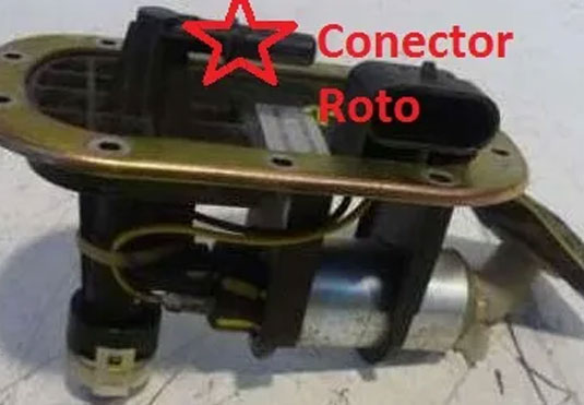 Reparación, Bomba de gasolina Hyosung, conector roto