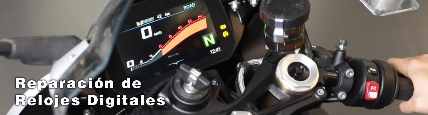 Reparaciones de relojes digitales de motos y scooter