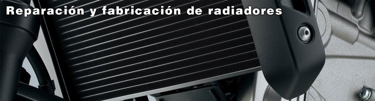 Reparación y fabricación de radiadores de agua para motos y scooters