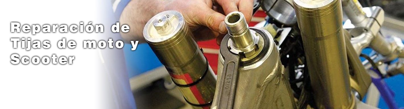 Tijas de moto y scooter, reparación